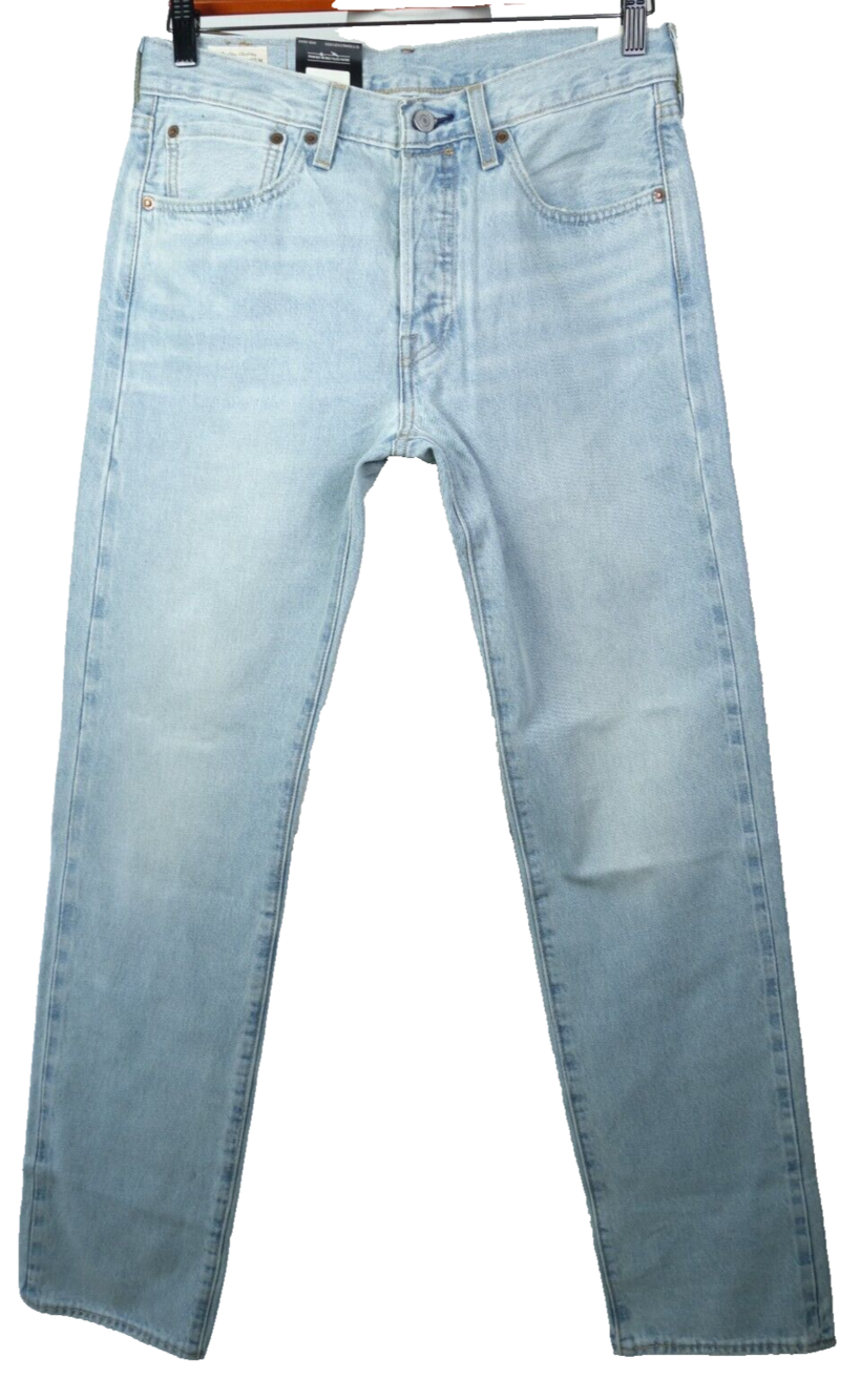 Levis Premium 501 Selvedge Jean Blue Men Size 31 x 34
